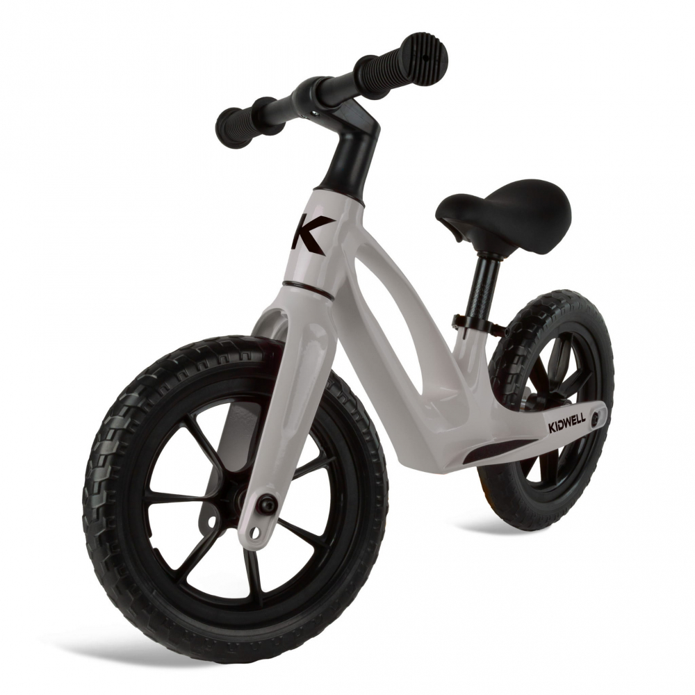 Bicicleta de echilibru fara pedale pentru copii, reglabila si roti Eva, ultra-usoara, Vito Taupe [2]