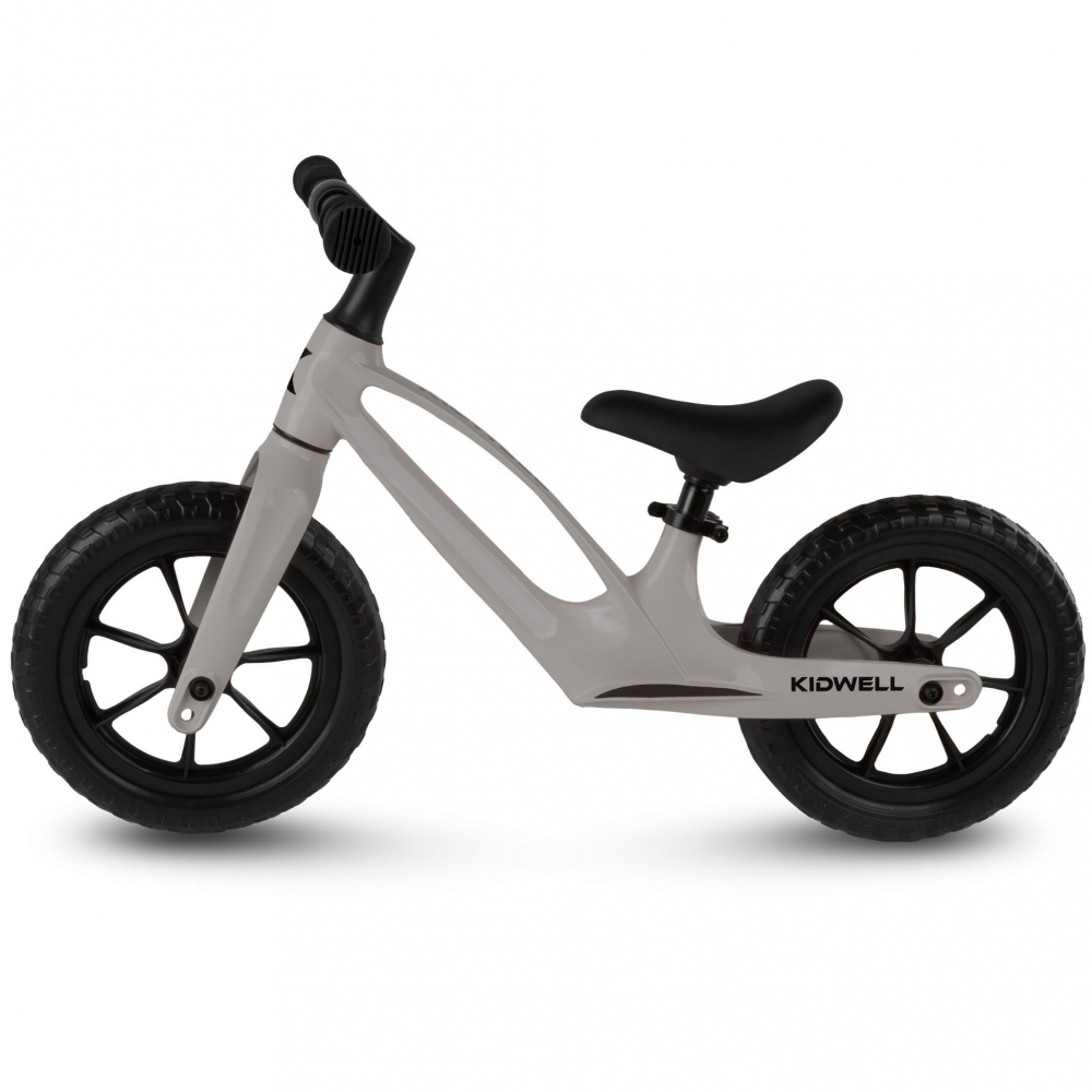 Bicicleta de echilibru fara pedale pentru copii, reglabila si roti Eva, ultra-usoara, Vito Taupe [3]