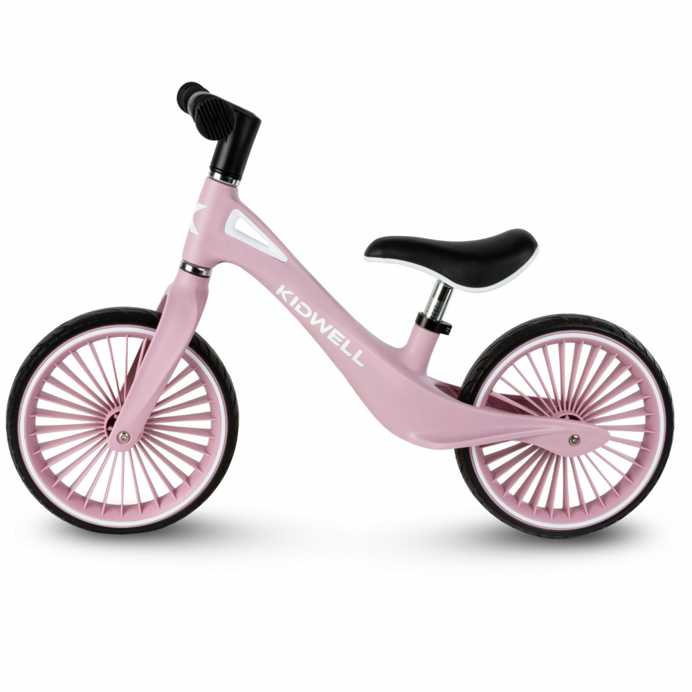 Bicicleta de echilibru fara pedale pentru copii, sa reglabila, 2 ani+, Nix Pink, Kidwell [3]