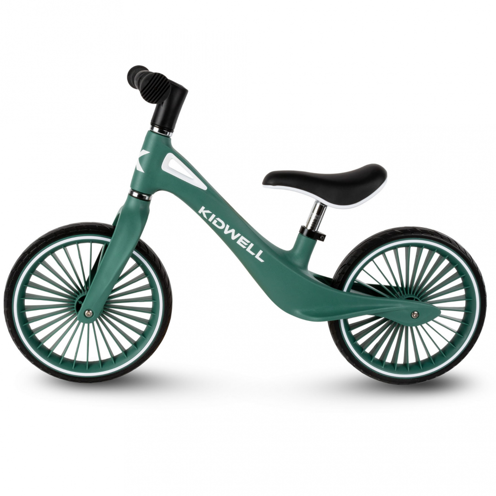 Bicicleta de echilibru fara pedale pentru copii, sa reglabila, 2 ani+, Nix Green, Kidwell [3]