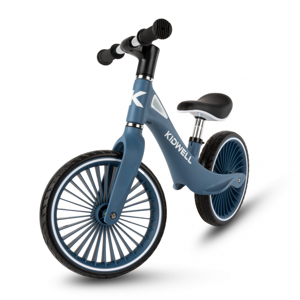 Bicicleta de echilibru fara pedale pentru copii, sa reglabila, 2 ani+, Nix Blue, Kidwell [2]