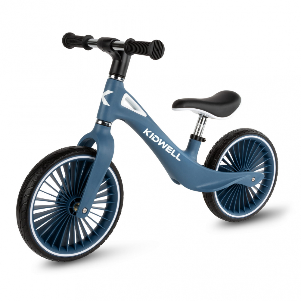 Bicicleta de echilibru fara pedale pentru copii, sa reglabila, 2 ani+, Nix Blue, Kidwell [1]