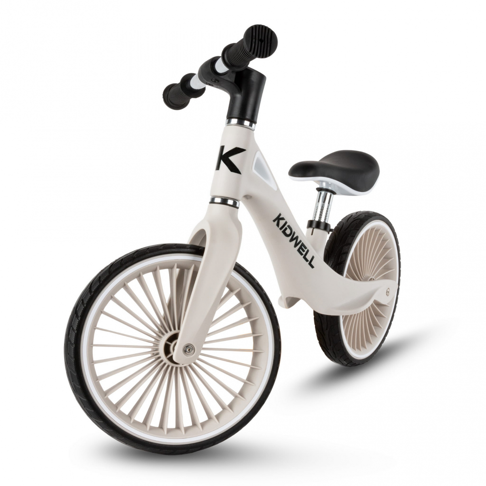 Bicicleta de echilibru fara pedale pentru copii, sa reglabila, 2 ani+, Nix Gray, Kidwell [3]