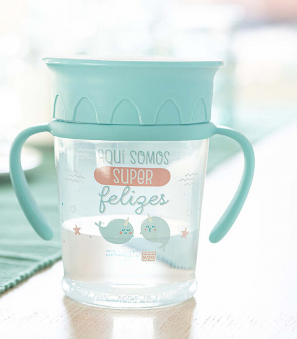 Cana anti-picurare 360º "Funny & Sweet", Saro Baby si Mr. Wonderful, La Mar De Felices [4]