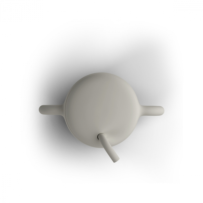 Cana de antrenament, cu pai flexibil, Din silicon, Fără BPA, BPS, PVC și ftalați  2in1, 250 ml, Cream [3]