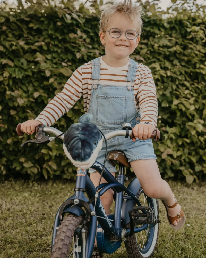 Cap ghidon Wild & Soft Rechin albastru – accesoriu premium pentru trotinetă și bicicletă copii [3]