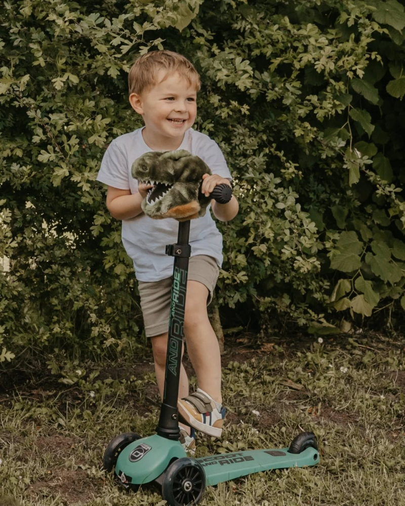 Cap ghidon Wild & Soft T-rex – accesoriu premium pentru trotinetă și bicicletă copii [6]