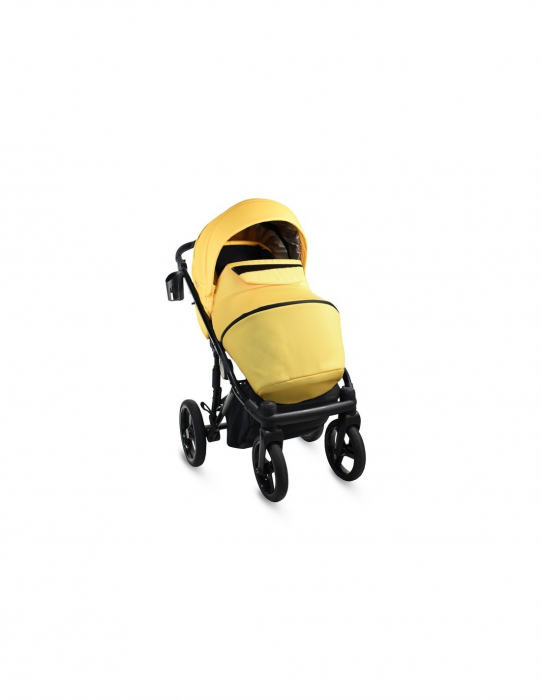 Carucior copii 2 in 1, reversibil, complet accesorizat, 0-36 luni, Bexa Glamour Yellow [3]