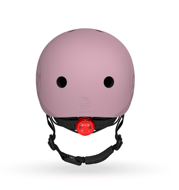 Casca de protectie pentru copii cu finisaj mat, sistem de reglare magnetic, Include lumină de siguranță LED și căptușeală moale din fleece pentru protecție suplimentară, S-M, 51-55 cm, 3 ani+,  Wildbe [2]