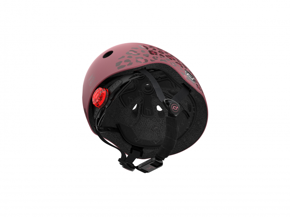Casca de protectie pentru copii, sistem de reglare magnetic cu led, XXS-S, 45-51 cm, 1 an+, Wildcat, Scoot & Ride [7]