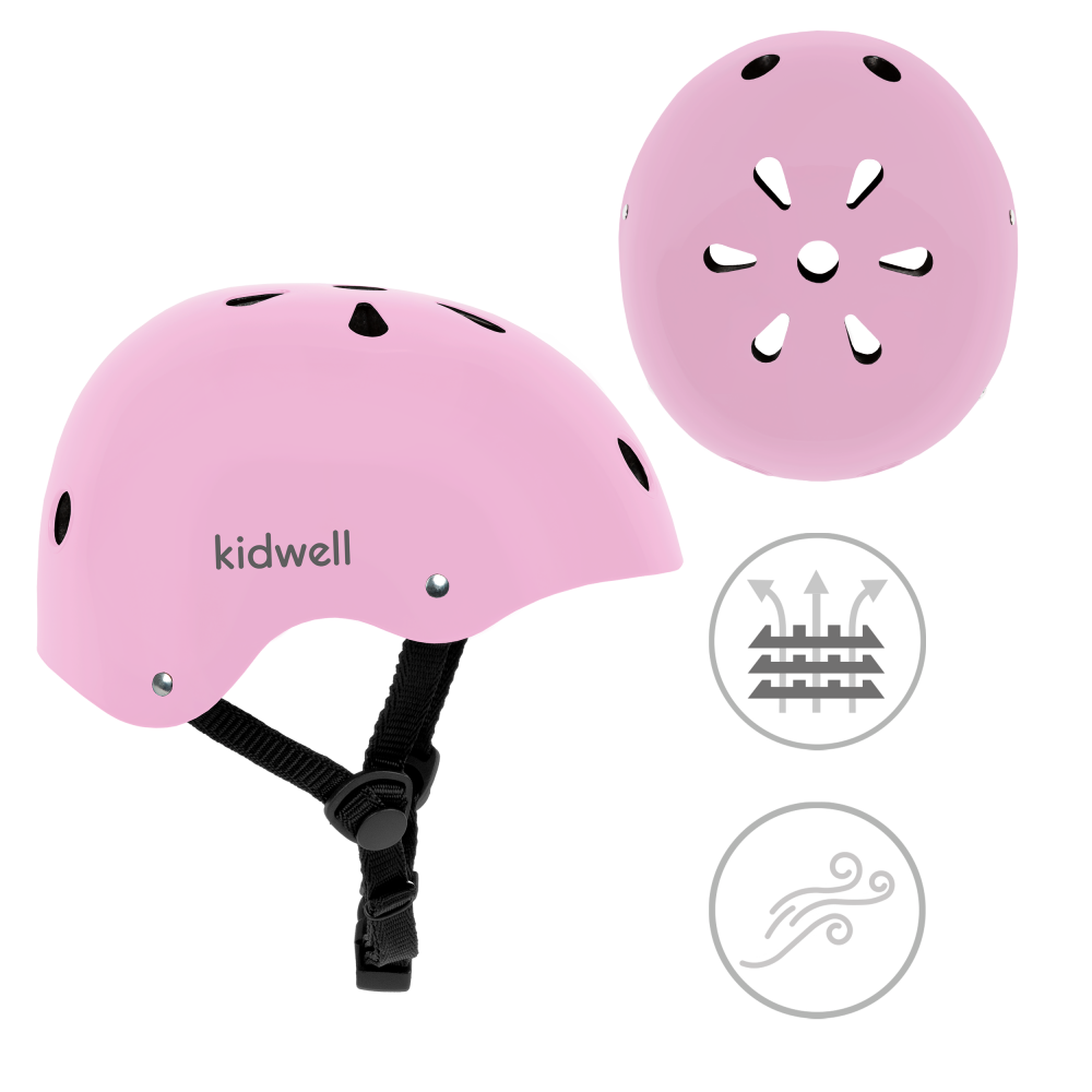 Casca de protectie pentru copii, sistem de reglare, S, 48-52 cm, 1 an+, Pink, Kidwell [7]