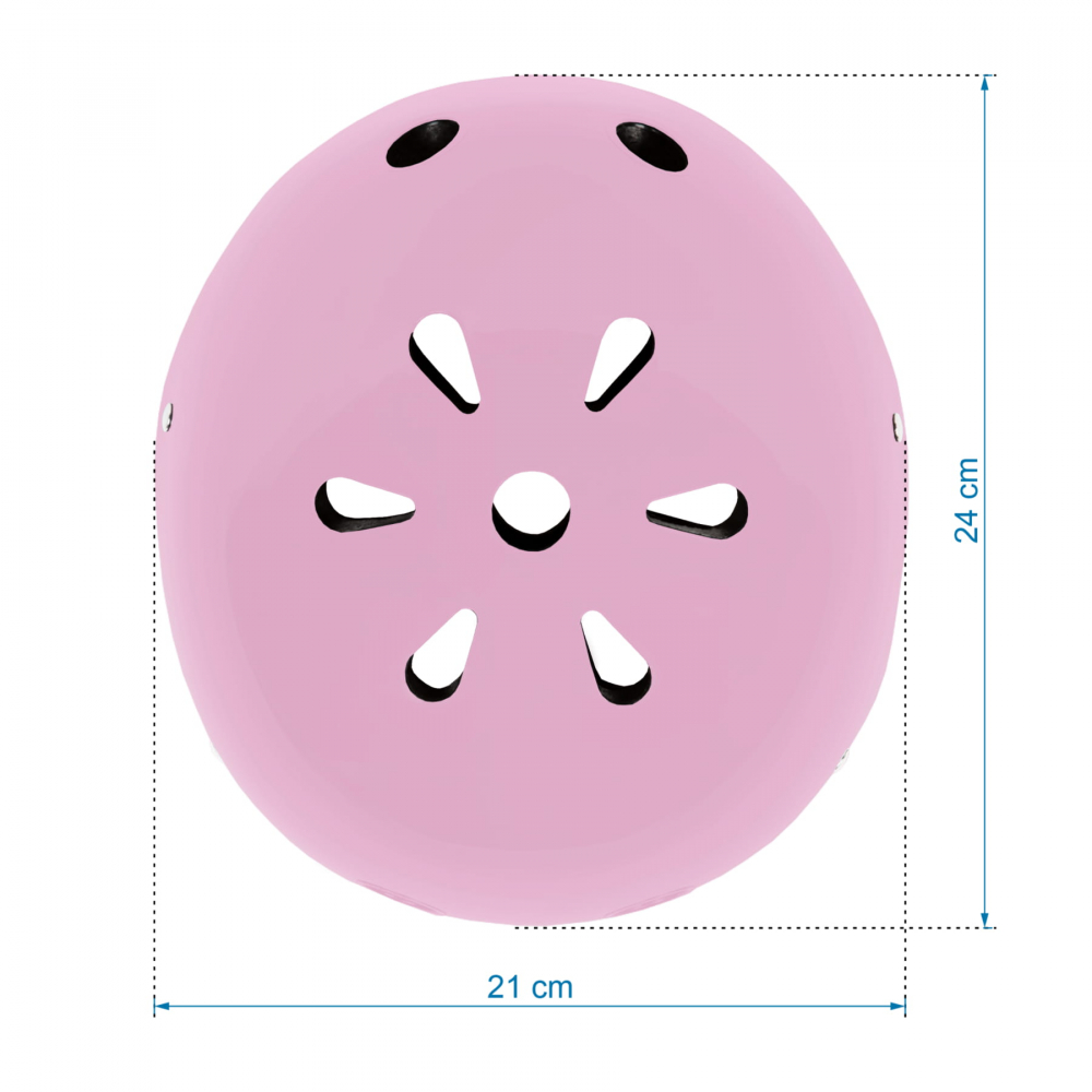 Casca de protectie pentru copii, sistem de reglare, M, 52-56 cm, 3 ani+, Pink, Kidwell [10]