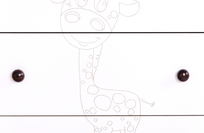 Comoda bebelusi cu rama de infasat detasabila, Drewex Giraffe Santana [3]