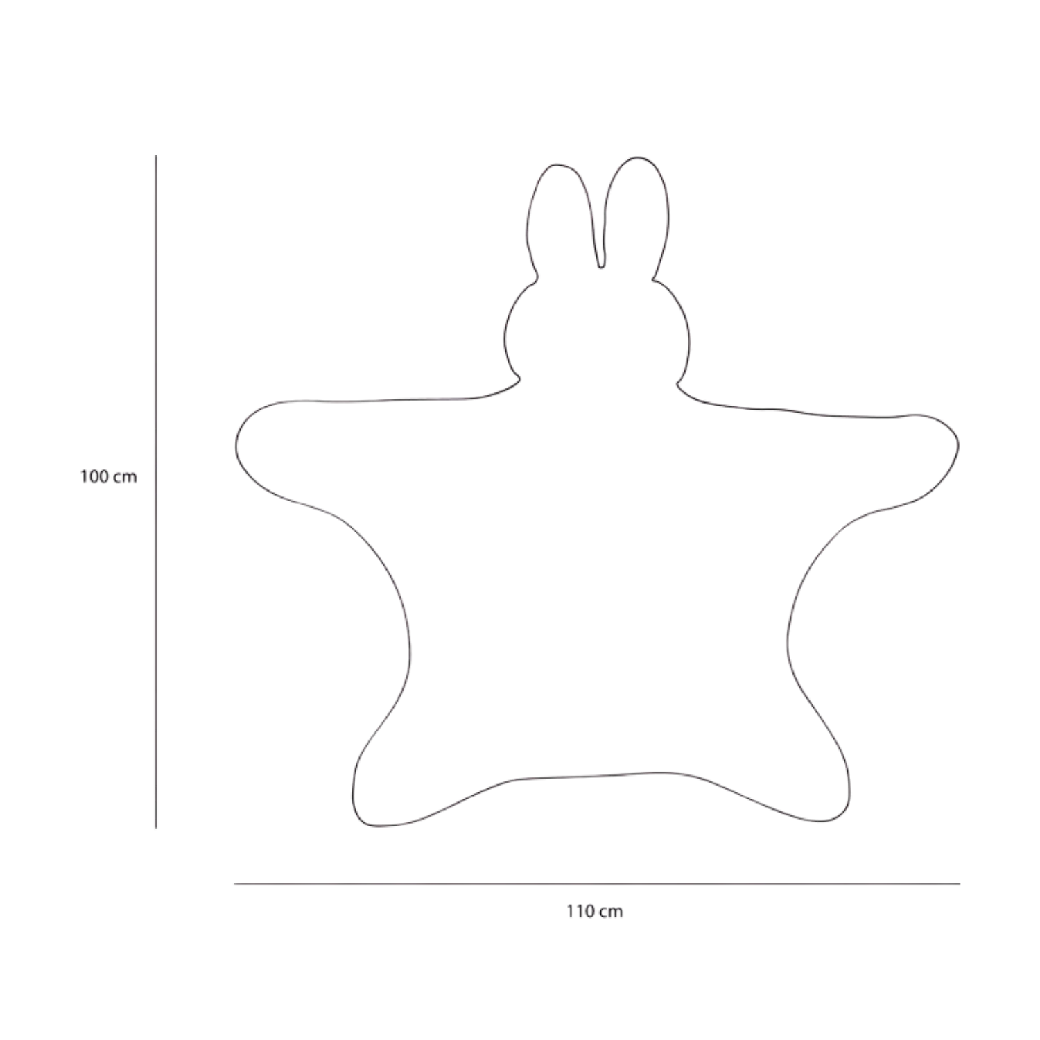 Costum copii Wild & Soft Miffy  – costum animal pluș premium, pelerină de joacă și păturică [3]