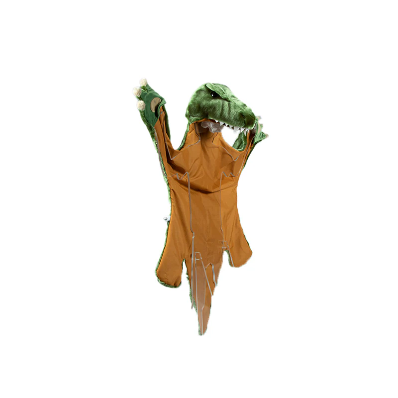 Costum copii Wild & Soft T-Rex – costum animal pluș premium, pelerină de joacă și păturică [4]