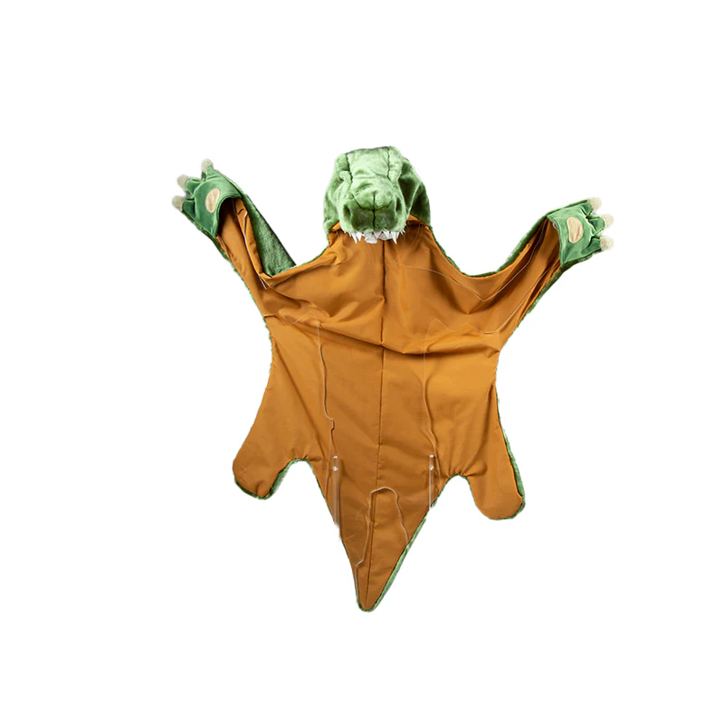Costum copii Wild & Soft T-Rex – costum animal pluș premium, pelerină de joacă și păturică [3]