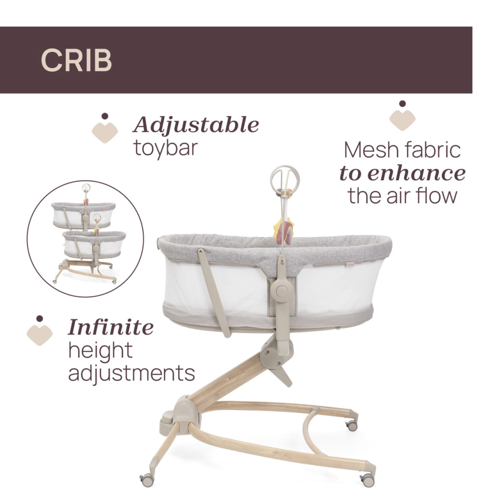Cosulet multifunctional 4 in 1 Chicco Baby Hug Armonia, Scandinavian (Gri), 0 luni+ [12]