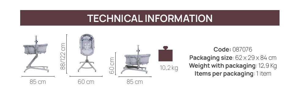 Cosulet multifunctional 5 in 1 Chicco Baby Hug Pro, BeigeLatte (Bej), 0luni+ [2]