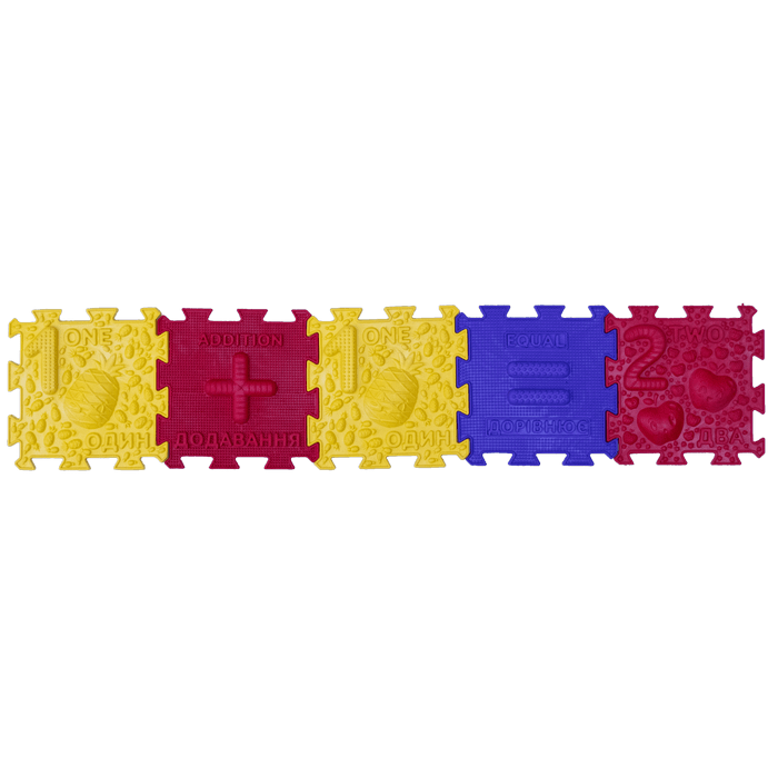 Covoraș ortopedic Puzzle „Matematică” 32 elemente – joacă sănătoasă și reflexoterapie pentru toată familia [6]