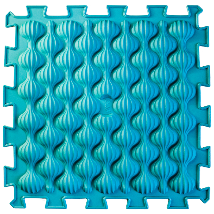 Covoraș ortopedic Puzzle „Mix” 9 elemente Blue – joacă sănătoasă și reflexoterapie pentru toată familia [7]