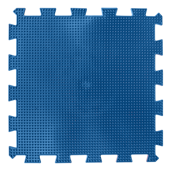 Covoraș ortopedic Puzzle „Mix” 9 elemente Blue – joacă sănătoasă și reflexoterapie pentru toată familia [6]