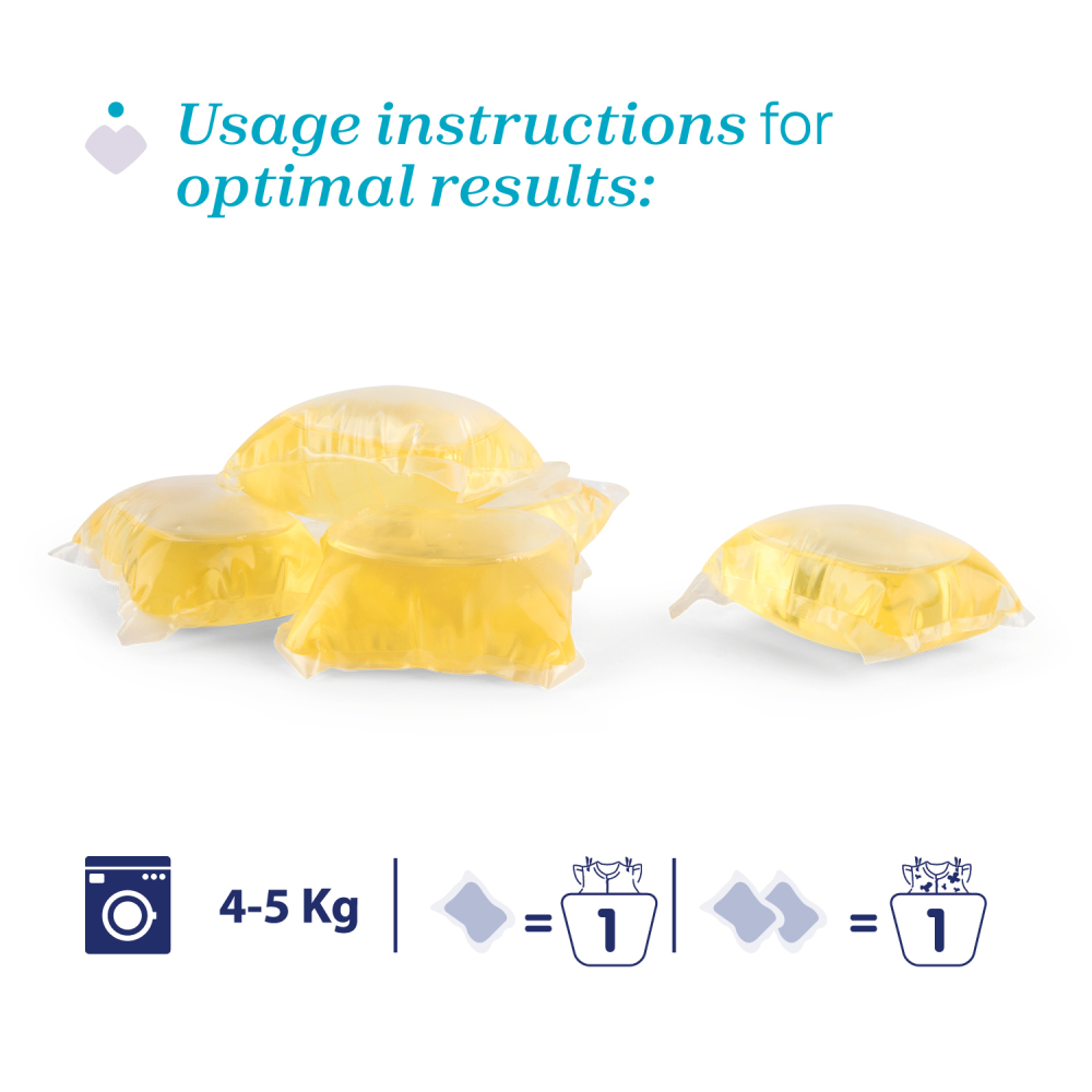 Detergent hipoalergenic Chicco Sensitive, 20 capsule, 0luni+ [6]