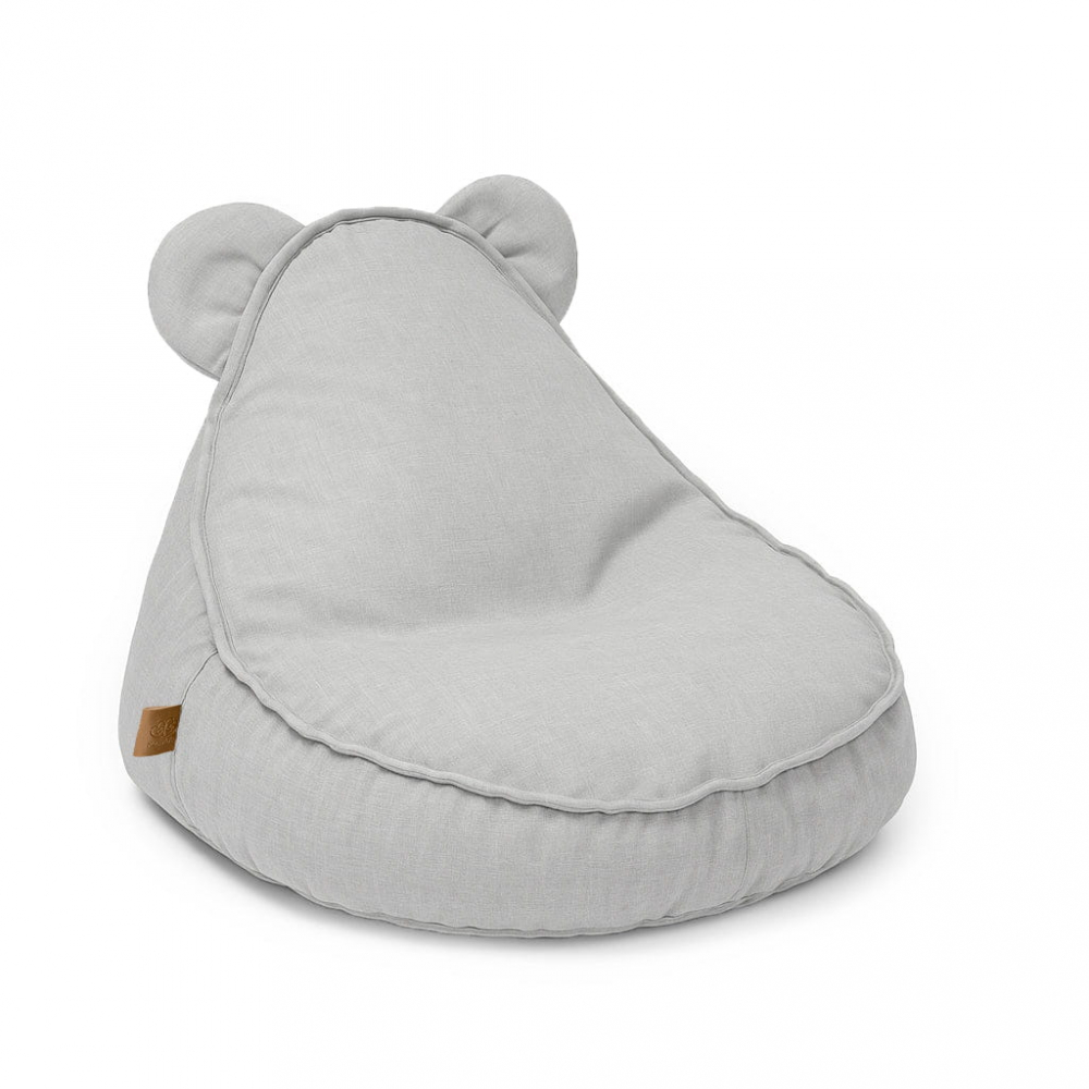 Fotoliu Puf MeowBaby® Outzy Teddy Sako, Material rezistent la apă și UV, Gri [1]