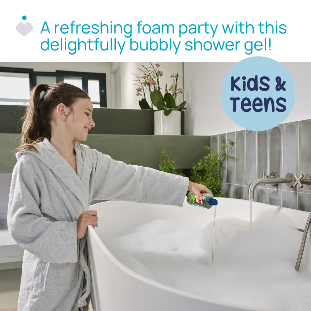 Gel de dus spumant Chicco POP cu aroma de pepene rosu, formula vegana, pentru copii si adolescenti 300 ml [2]