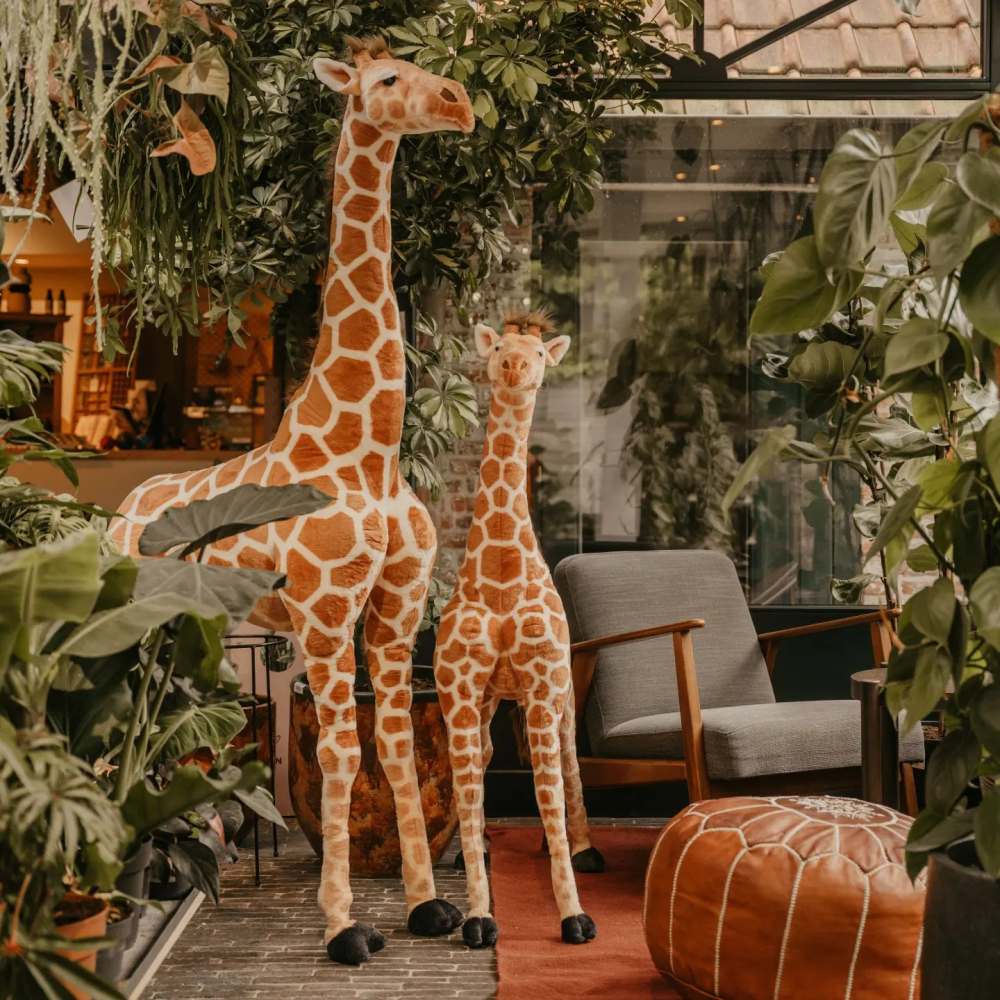 Girafă decorativă Wild & Soft 130 cm – pluș premium mare pentru camera copilului [5]