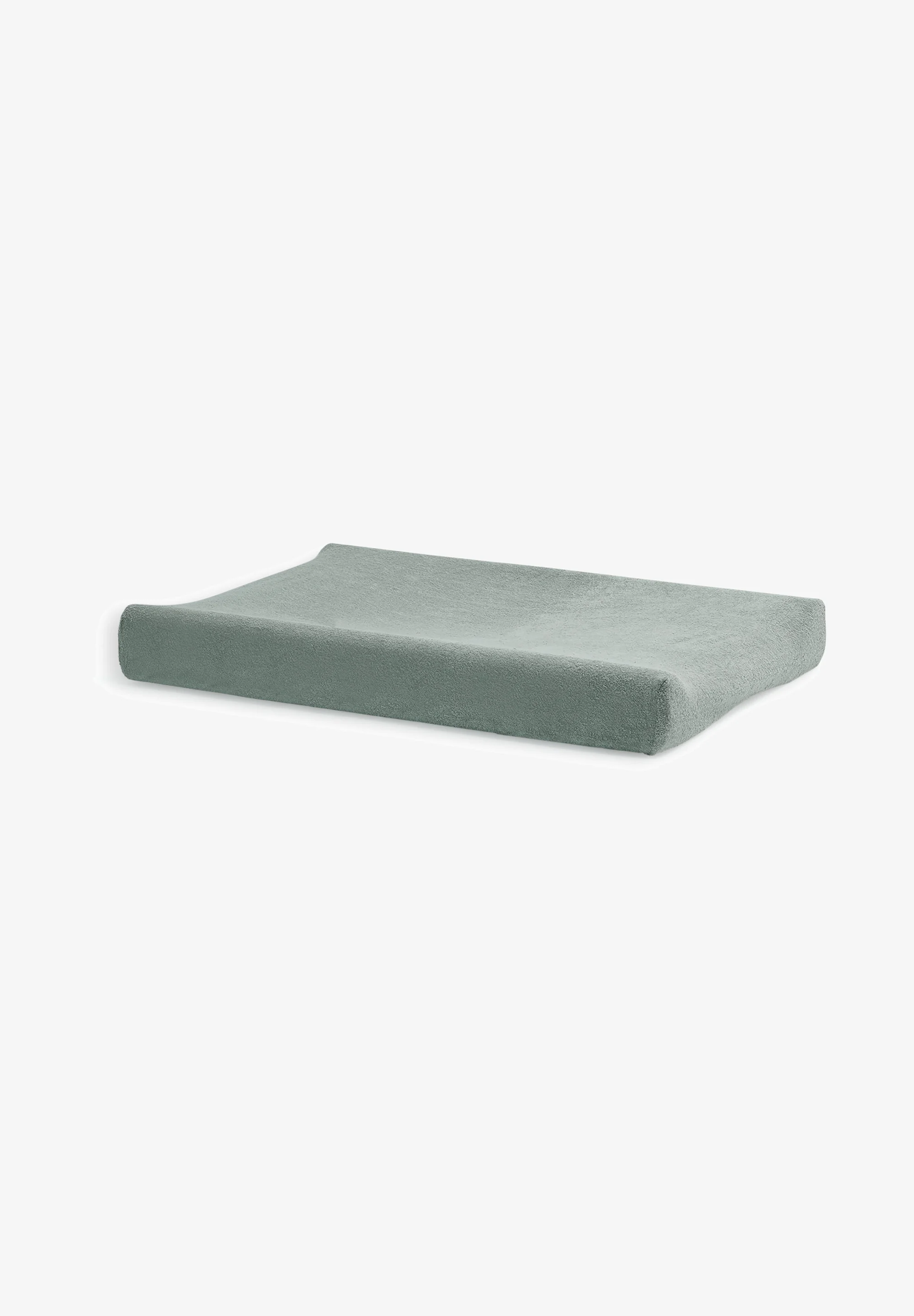 Husă de protecție Hunter Mint pentru salteaua de înfășat – bumbac buclat, elastic pe contur, 80x50 cm, Bonjourbebé [1]