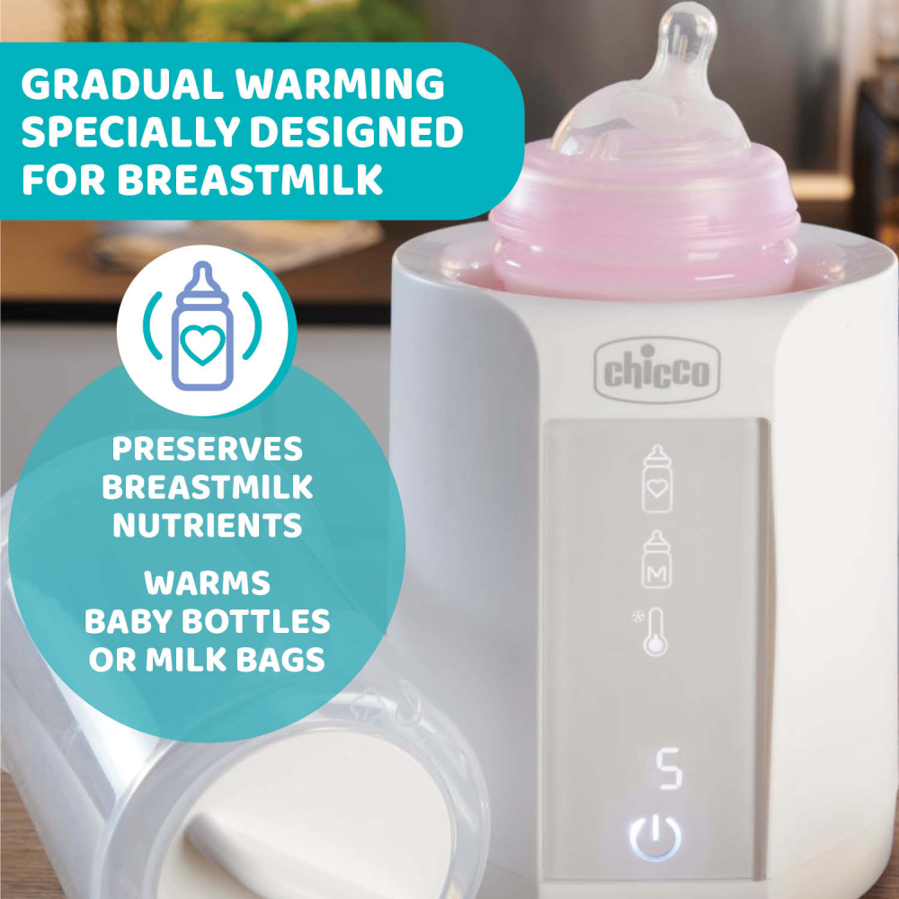Incalzitor digital electric si sterilizator cu aburi 2 in 1 Chicco, 0 luni+ [5]