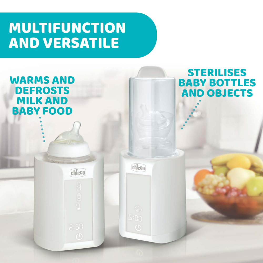 Incalzitor digital electric si sterilizator cu aburi 2 in 1 Chicco, 0 luni+ [8]