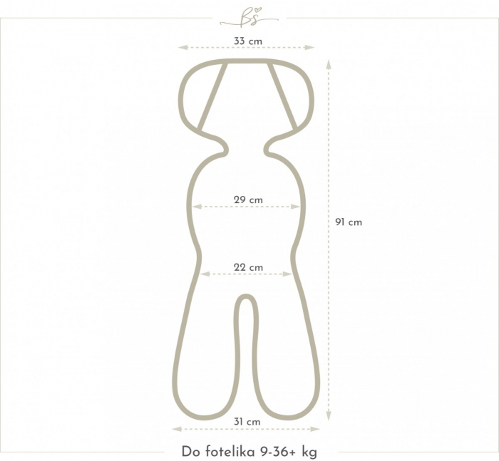 Insert Antitranspiratie pentru scaun auto 3D – 9-36 kg Butterfly [2]