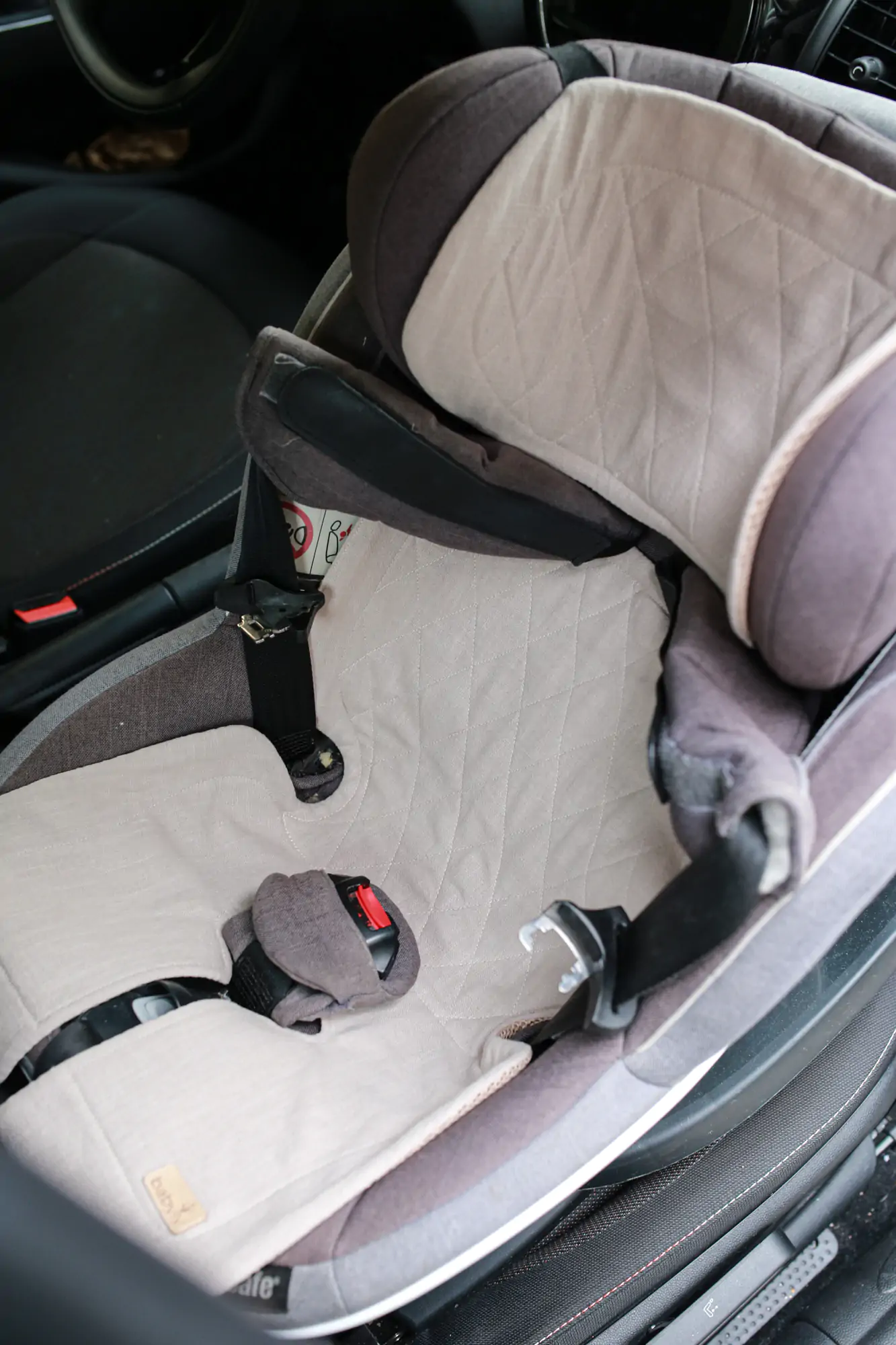 Insert din In pentru Scaun Auto BabyLy, Antitranspirație, Design 3D Respirabil, Cap și Spate, 9-18kg, Certificat [5]