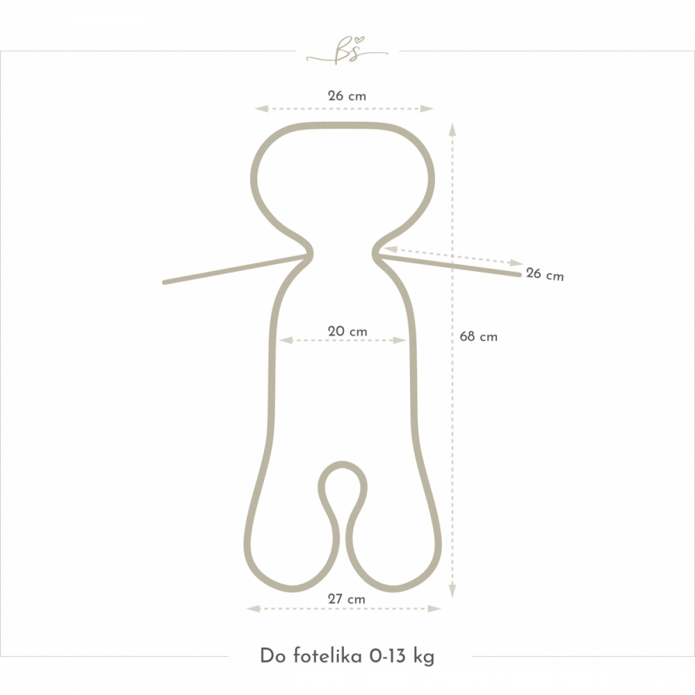 Inserție antitranspiratie 3D pentru scaun auto 0-13 kg, Frăguțe – BabySteps® [2]