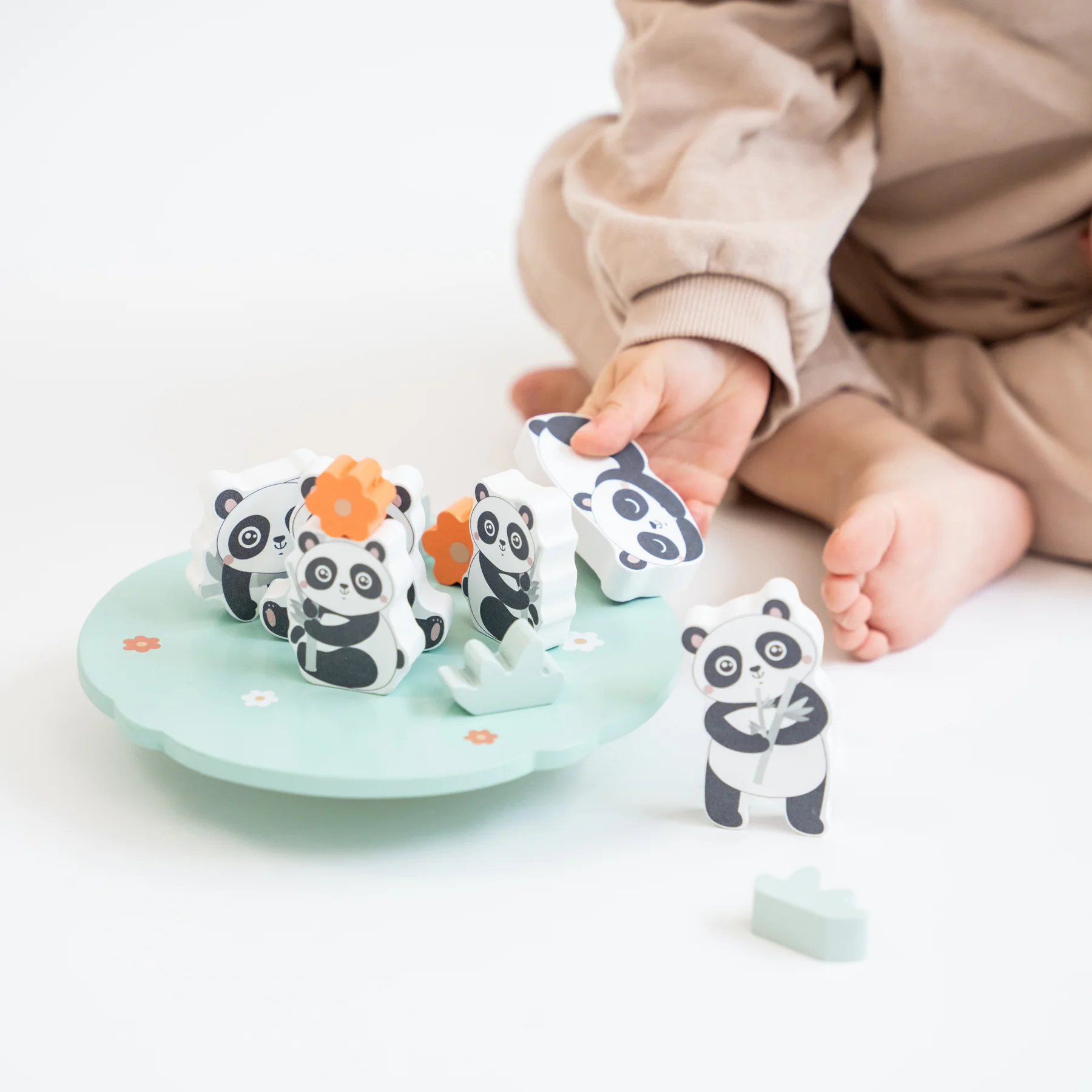 Joc de echilibru din lemn, "Slow Life", Saro Baby [3]