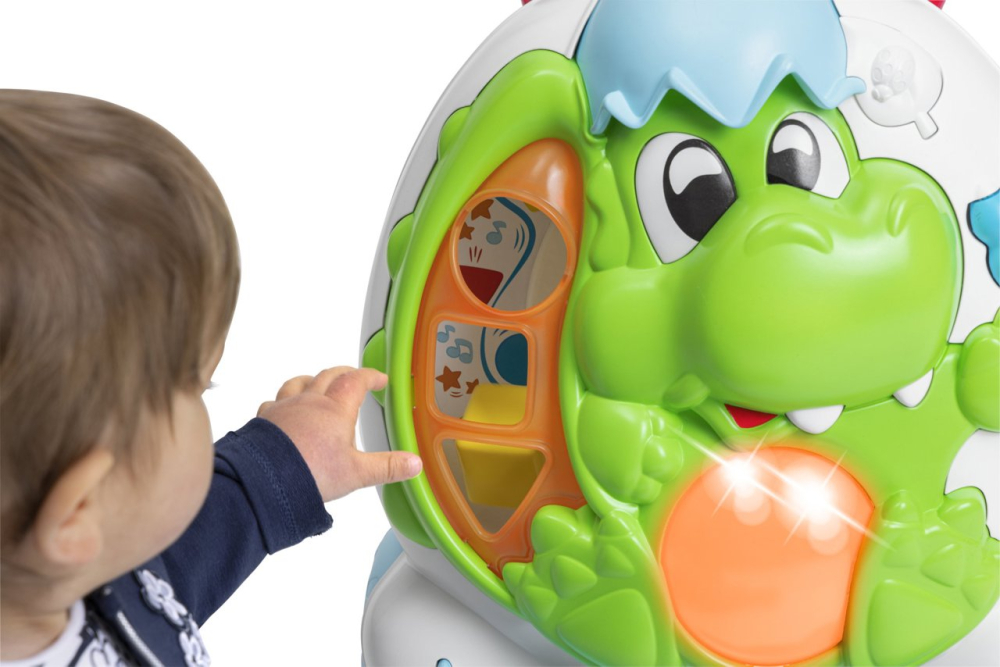 Jucarie Chicco 2 in 1, centru de activitati si antemergator Dinozaur, 9-24 luni [5]