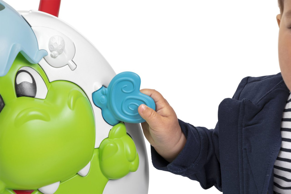 Jucarie Chicco 2 in 1, centru de activitati si antemergator Dinozaur, 9-24 luni [6]
