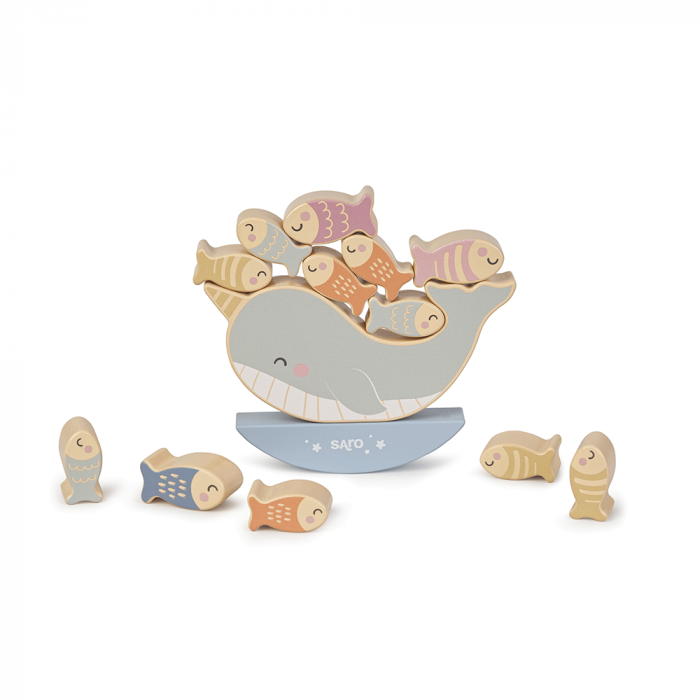 Joc de echilibru din lemn, "Sea Life", Saro Baby [2]
