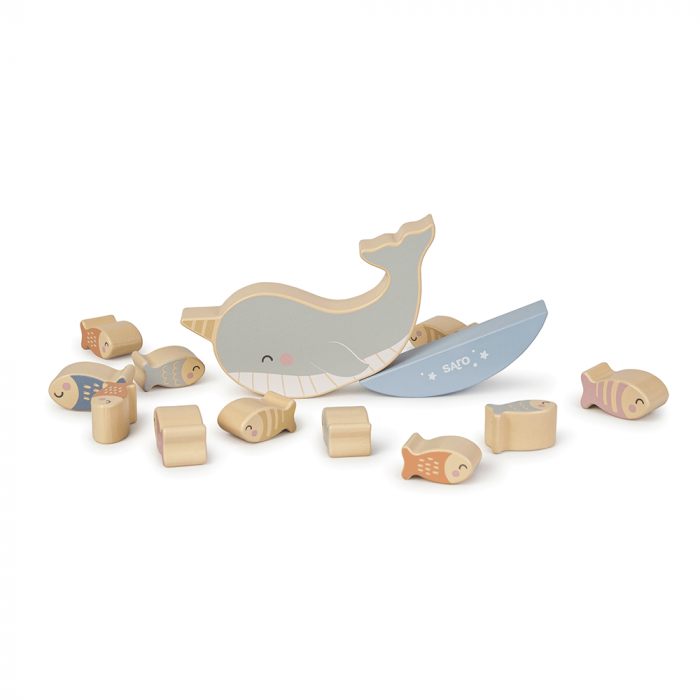Joc de echilibru din lemn, "Sea Life", Saro Baby [5]