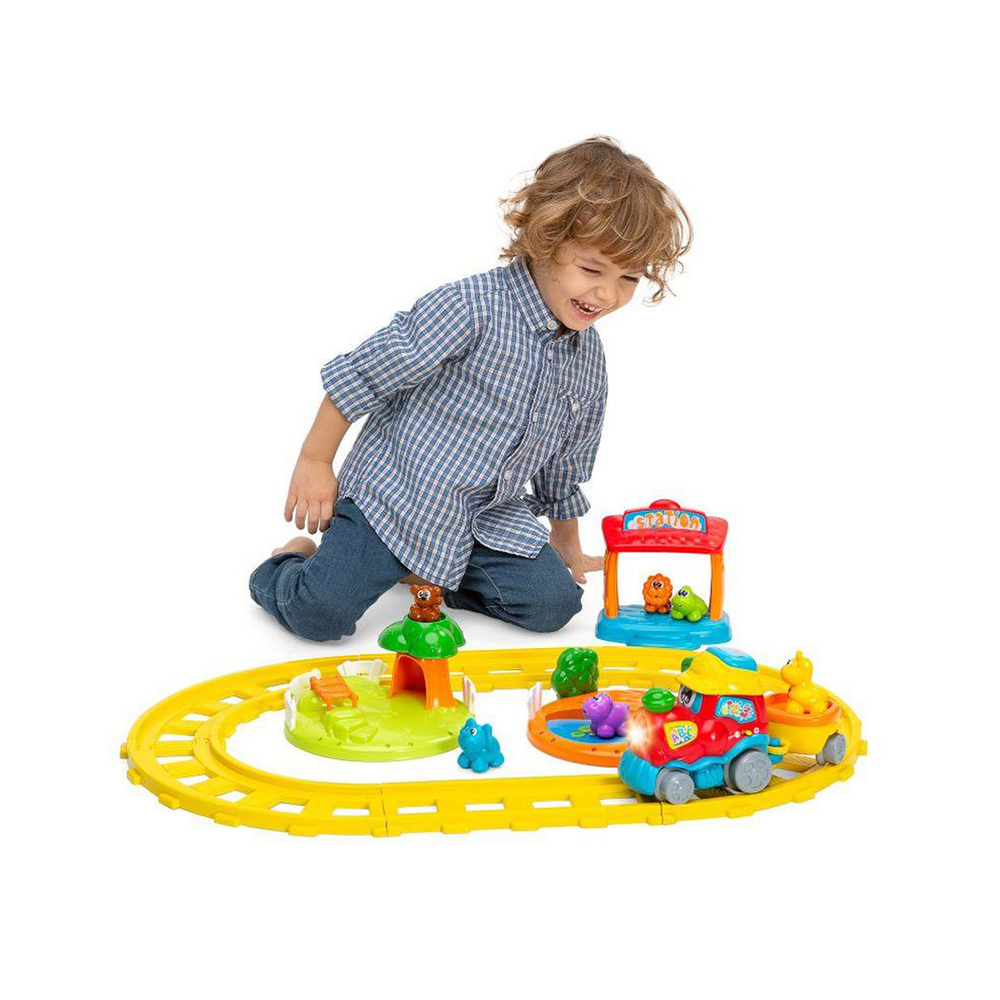 Jucarie electronica vorbitoare Chicco Trenuletul aventurii ABC, IT/EN, 1-4 ani [7]