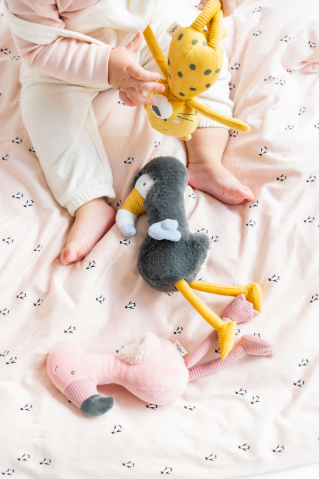 Jucarie moale, “Jungle Party” Longleg Plushie Flamingo [7]