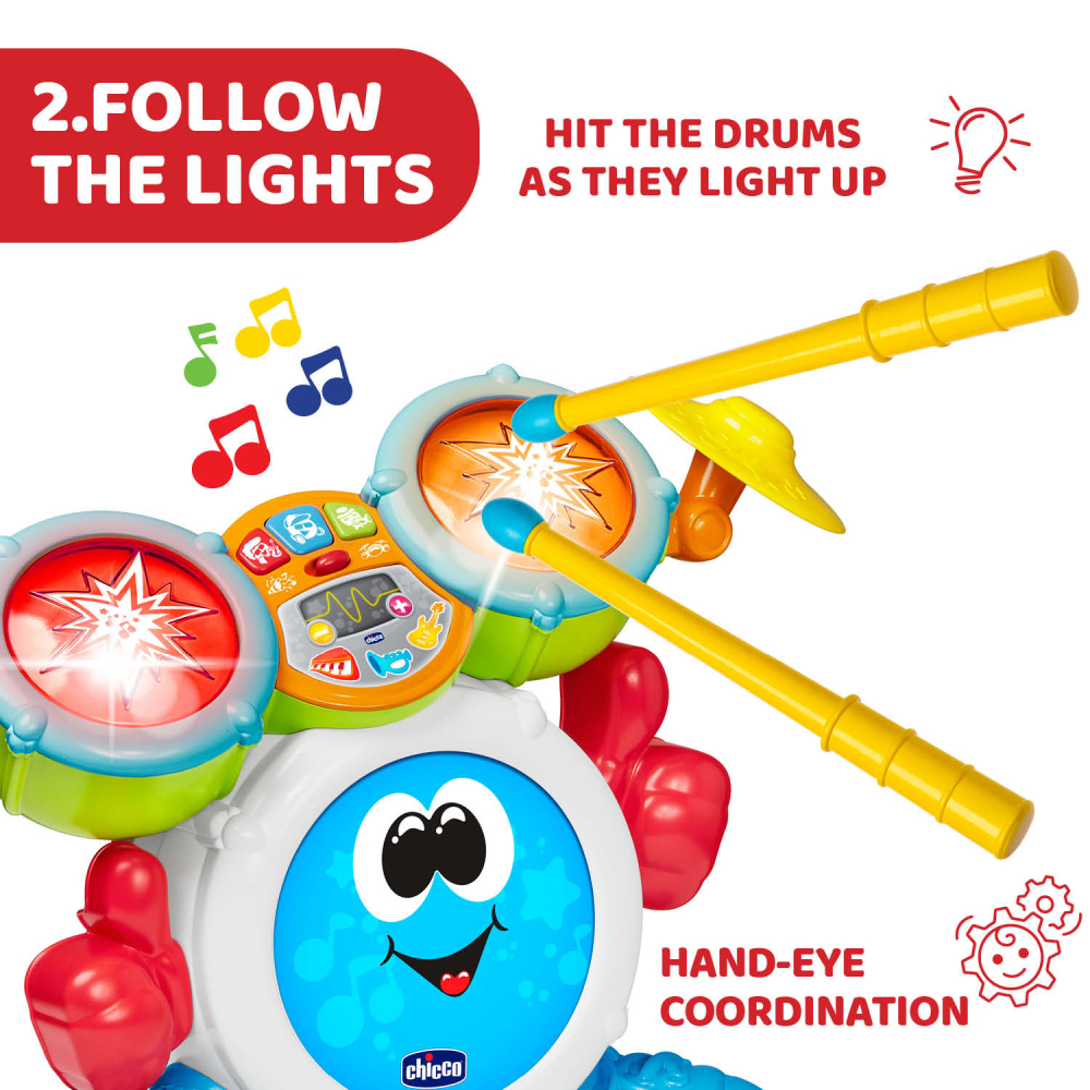 Jucarie muzicala Chicco Rocky tobosarul, 1-4 ani [7]