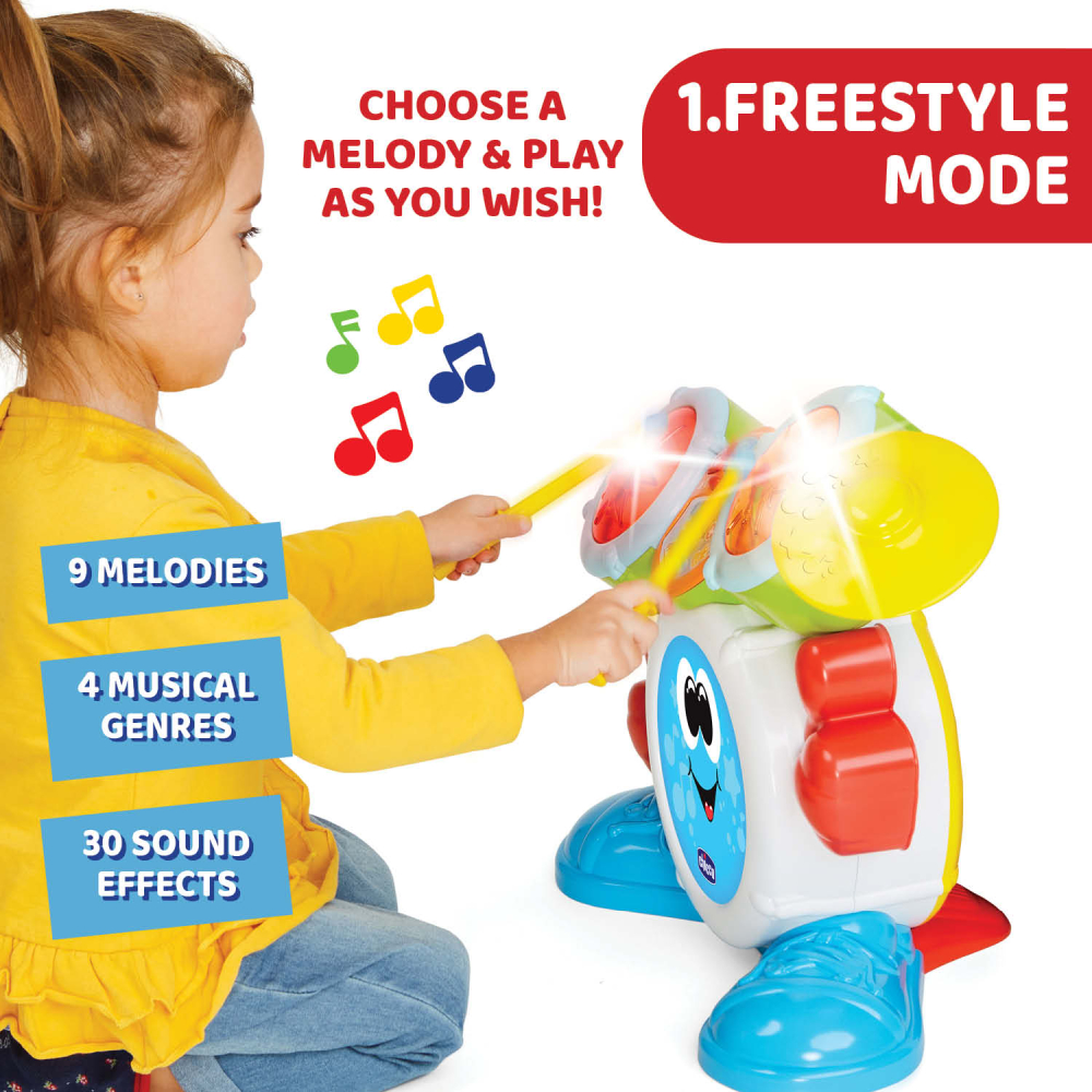 Jucarie muzicala Chicco Rocky tobosarul, 1-4 ani [8]