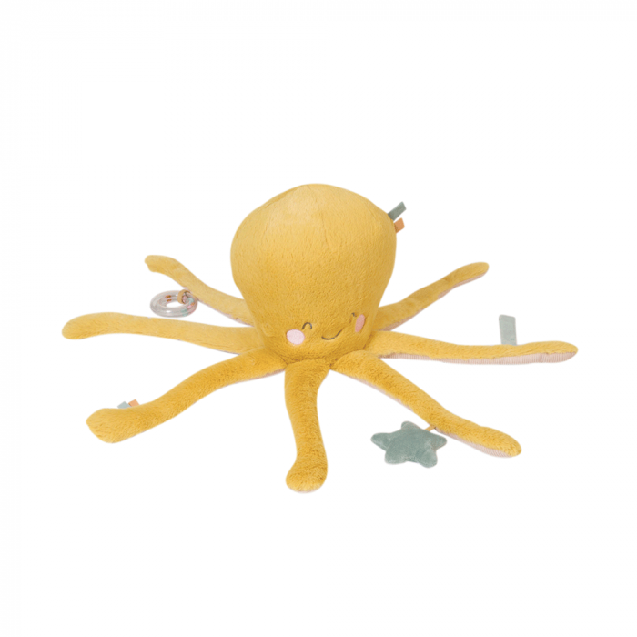 Jucarie senzoriala, de plus, "Ocean Life" Multiactivity Giant Plushie  Octopus Mustard [2]