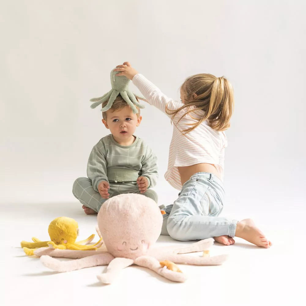 Jucarie senzoriala, de plus, "Ocean Life" Multiactivity Giant Plushie Octopus mint [4]