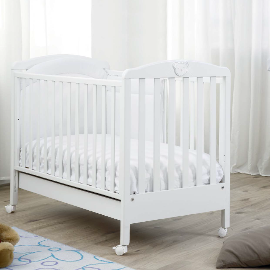 Kit pentru somn liniștit → pătuț + saltea Italia + CADOU lenjerie din 3 piese [4]