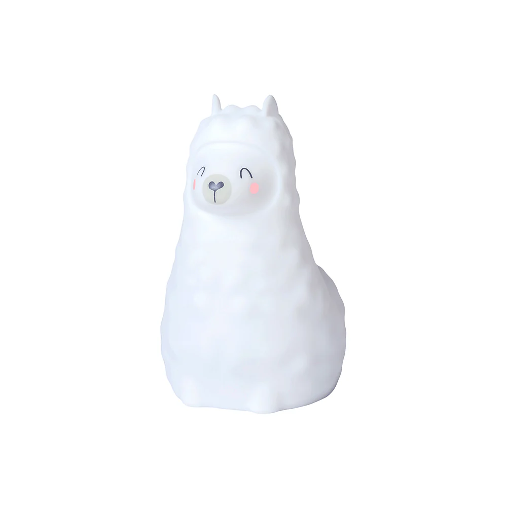 Lampa de veghe din silicon premium, diverse lumini, Tactil, Led, Wild Alpaca, alb [2]