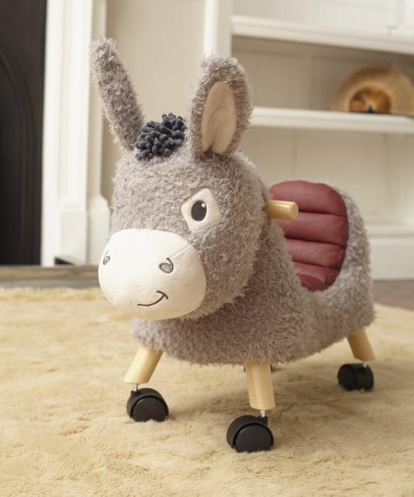 Little Bird Told Me - Magarusul Bojangles Ride On Animal Toy, pentru copii de peste 1 an, Cadru robust din lemn, Scaun căptusit [6]