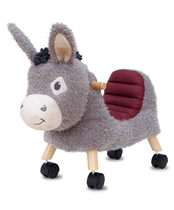 Little Bird Told Me - Magarusul Bojangles Ride On Animal Toy, pentru copii de peste 1 an, Cadru robust din lemn, Scaun căptusit [7]